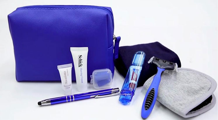 First/Business Class Amenity Kit with High Use Value